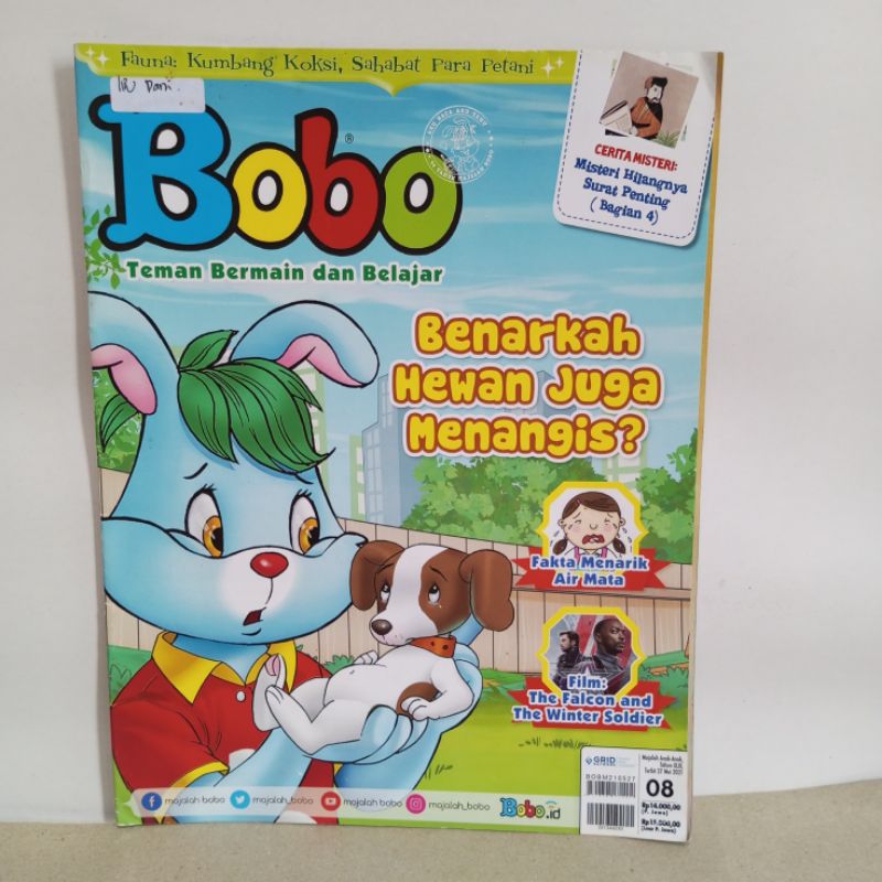 Majalah Bobo no 8 edisi 27 mei 2021