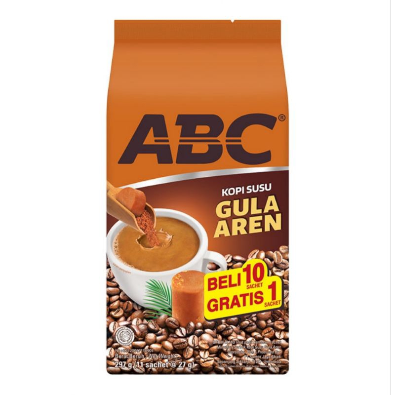 

ABC Kopi Susu Gula Aren 11 × 27 g