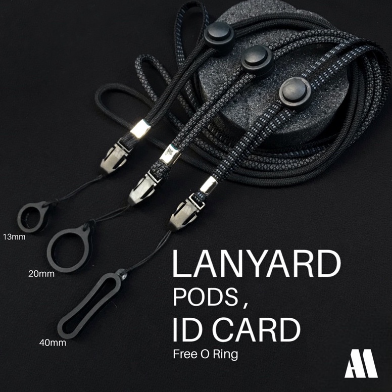 

[HSC84] TALI GANTUNGAN ID CARD HOLDER / KALUNG O RING / LANYARD ID CARD NAMETAG / TALI HP / CARD HOLDER / KALUNG PRIA / GANTUNGAN HP / FREE KARET O RING Bestseller