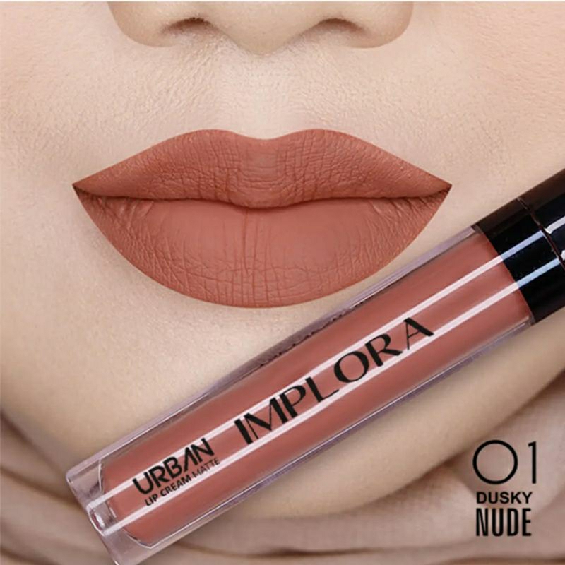 IMPLORA URBAN LIP CREAM MATTE - 01 DUSKY NUDE