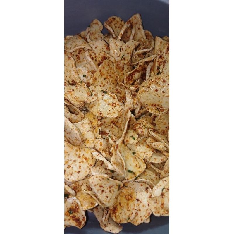 

Basreng ikan daun jeruk renyah dan murah kemasan 250gram