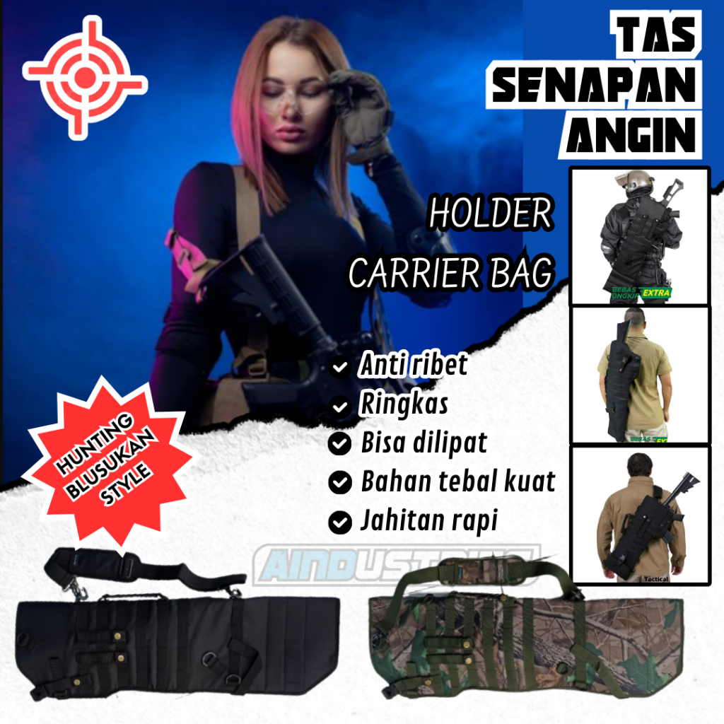 Tas UKLIK Dragon Slempang Bahan tebal Jahitan rapi Kuat Tali bahu empuk Ringkas bisa dilipat