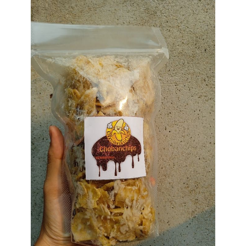 

Keripik Pisang Coklat Lumer (Tiramisu)