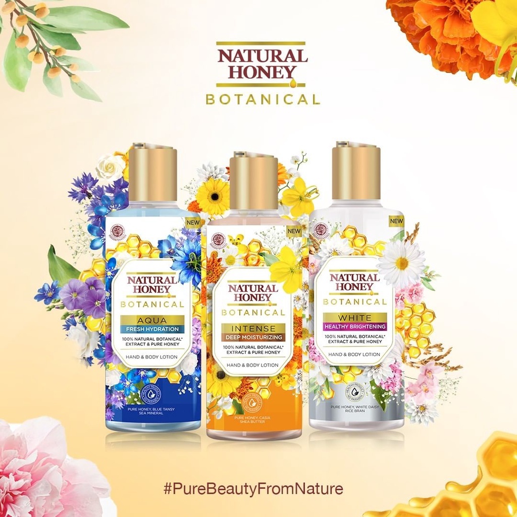 [Delima] Natural Honey Botanical Hand Body Lotion