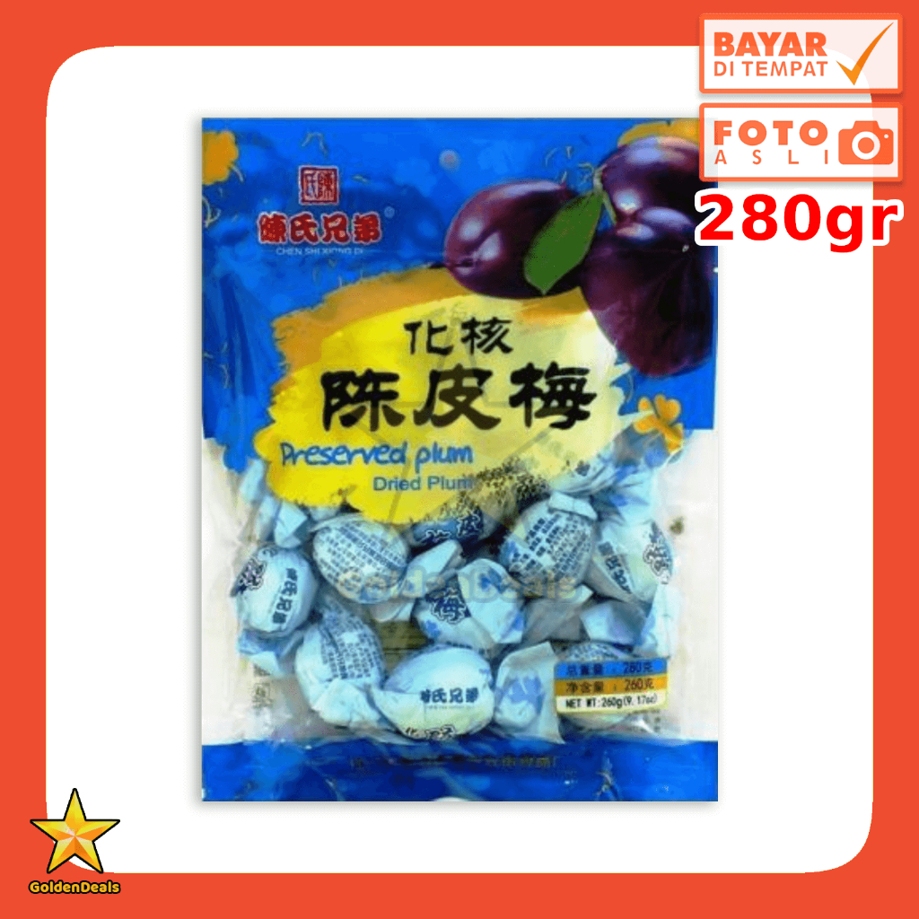 

Manisan Imlek - Chen Shi Xiong Preserved Plum 280 gr