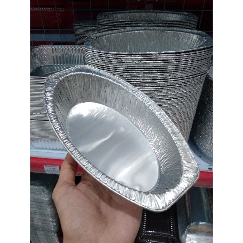 ALUMINIUM OX-8850 / ALUMINIUM FOIL OVAL UK 18CM