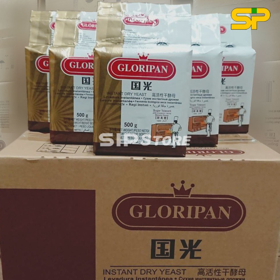 

Best Seller➚ GLORIPAN Instant Dry Yeast / Ragi Instan / Pengembang Kue 500gr 34