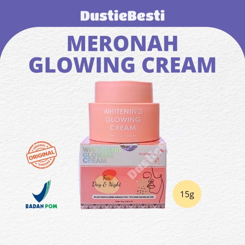 ( COD ) Meronah Glowing Cream Original BPOM - Cream Meronah Beautycare - Krim Pemutih Wajah Glowing