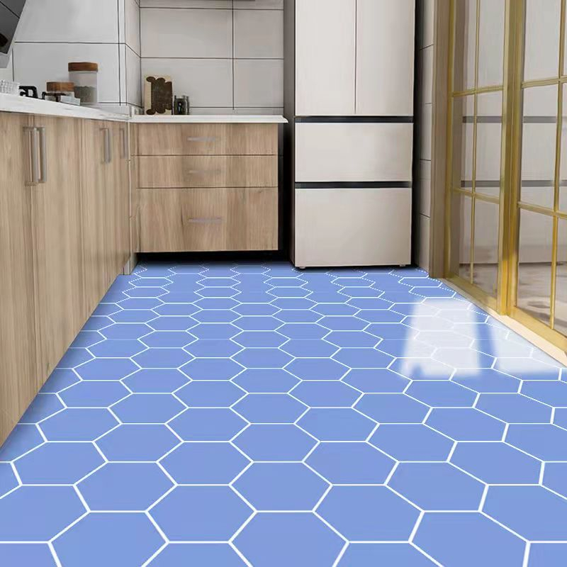 Stiker Lantai Kamar Mandi Wallpaper Lantai Stiker Lantai PVC Tahan Aus Tahan Air Anti Selip