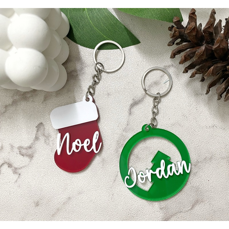 

CHRISTMAS TAG CUSTOM NAME | GANTUNGAN KUNCI NATAL BISA CUSTOM NAMA