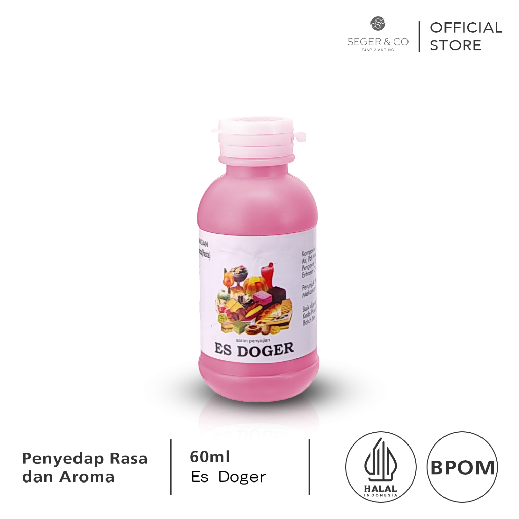 

Seger & Co Es Doger Essence Pasta Perisa Makanan 60ml Food Flavors Bahan Tambahan pangan