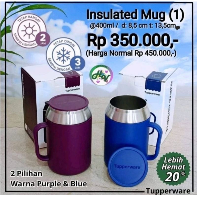 

Tuperware Insulated Mug 1pcs Stainless steel mug
