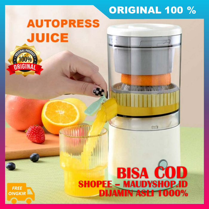 Autopress Juice Alat Press Sari Buah Portable Alat Peras Buah Otomatis ASLI ORI