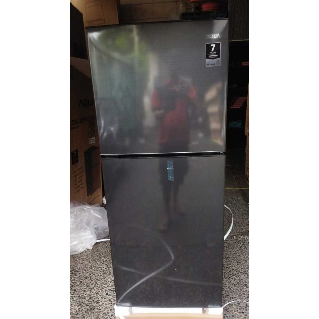 KULKAS 2 PINTU AQUA AQR 251 187 Liter No Frost