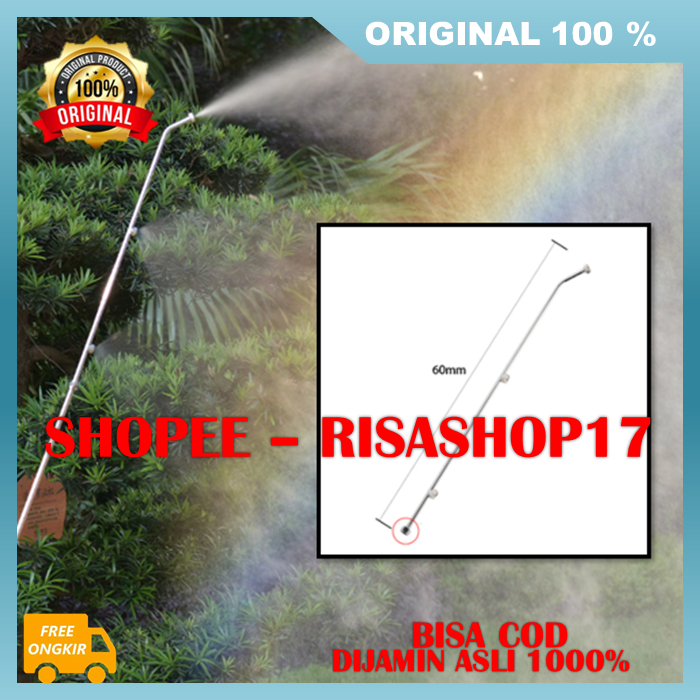Nozzle Sprayer Super Kabut 3 Mata Stik Sprayer 3 Mata Stainless 100% ASLI