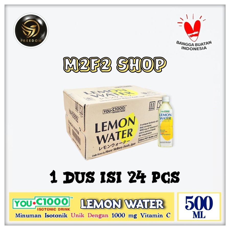 

YOU C1000 | C 1000 Isotonic Drink Lemon Water - 500 ml (Kemasan Karton)