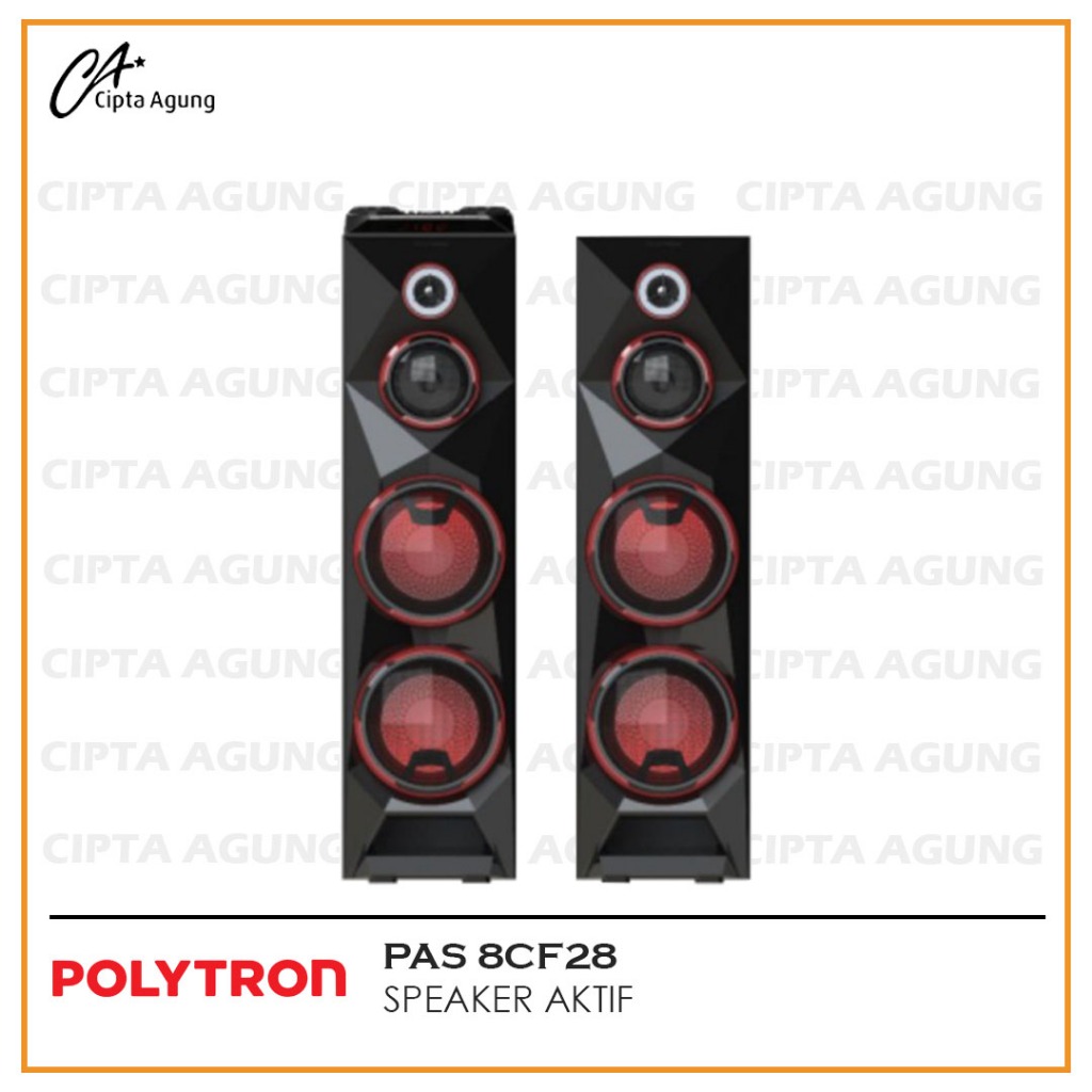 POLYTRON SPEAKER ACTIVE POLYTRON PAS8CF28 PAS-8CF28 PAS 8 CF 28 PAS 8CF 28 SPEAKER AKTIF POLYTRON PA