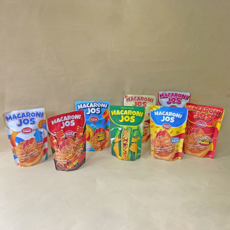 Snack Macaroni, Snack Basreng, Snack Mie Lidi By Macaroni Jos Berat 100 gram