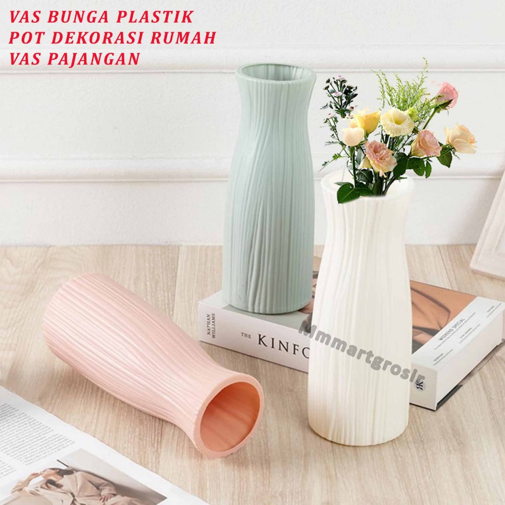 Vas Bunga Botol / Pot Dekorasi Rumah / Vas Bunga Plastik / 3502