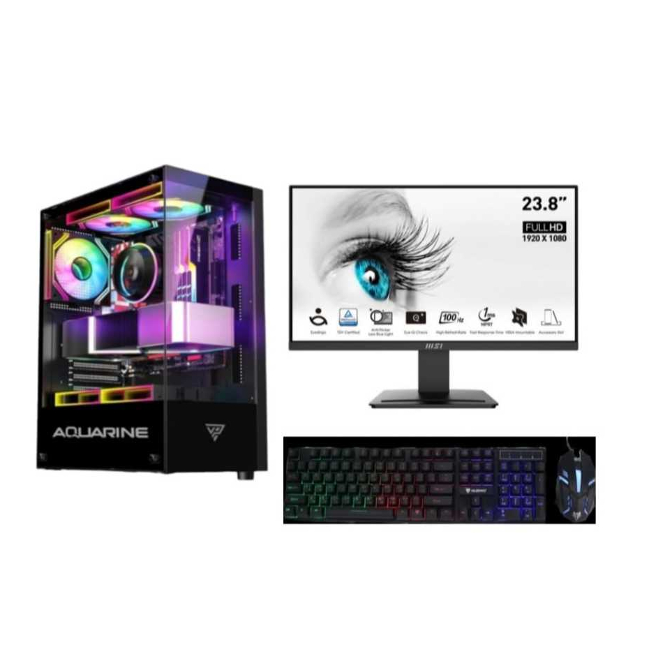 Termurah Fullset PC Gaming Ryzen 5 5600G | RAM 16GB | Monitor LED 24 Inch MANTUL