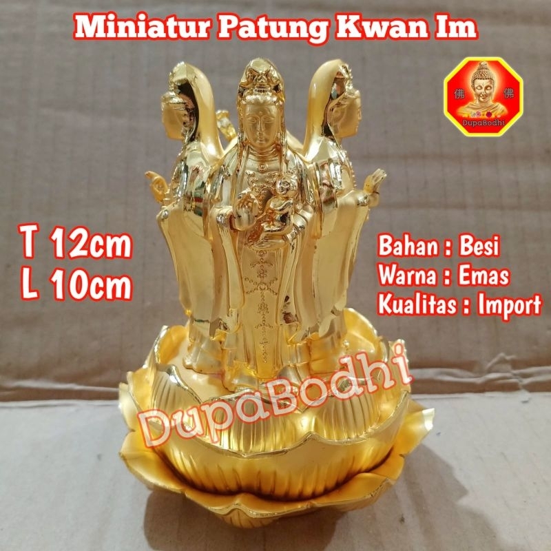 miniatur patung Kwan im / fengshui / patung Kwan im kecil / patung buddha / miniatur patung buddha /