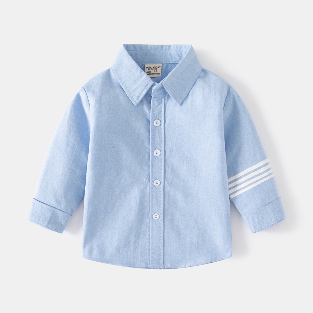 Kemeja Lebaran Lengan Panjang Anak Laki Laki 3-8 Tahun Thom Browne