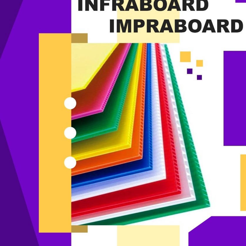 

[KODE IICHR] INFRABOARD IMPRABOARD 100X75cm Tebal 3mm PP BOARD