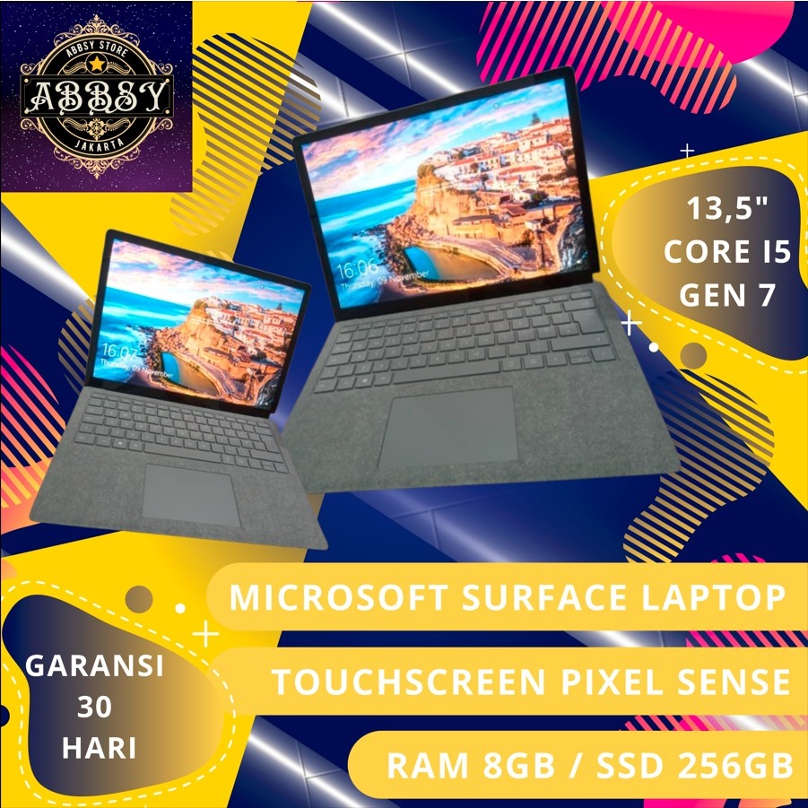 Microsoft surface laptop RAM 16/512GB core i7 gen 7 Touchscreen second