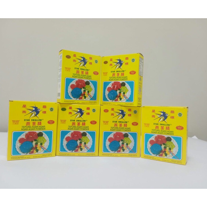 

[KODE HIFCB] Agar Agar Star Swallow 6 box @12sachet/Bening