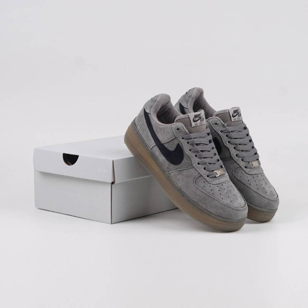 Sepatu Nike Af1 Low Reigning Champ Grey Black Made In Vietnam