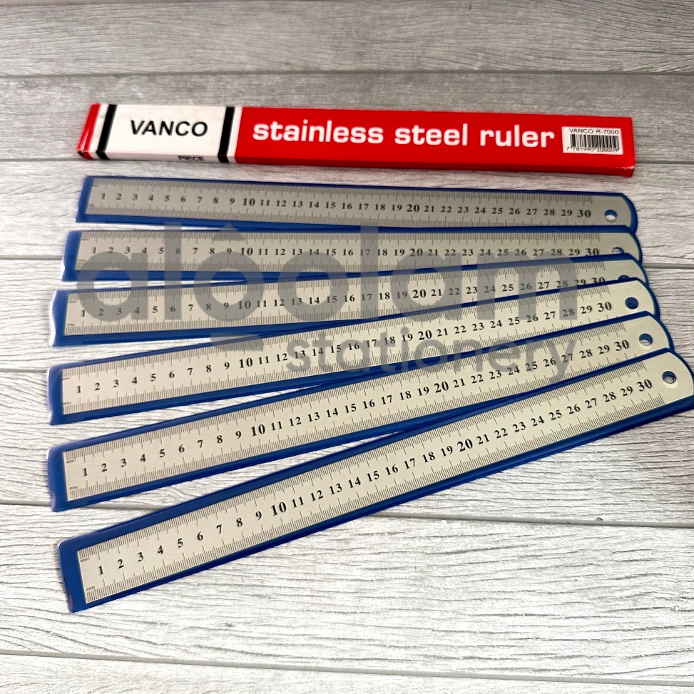 

[♥K17$] SELUSIN ( 12 PCS ) Penggaris Besi Elastis Van-Art 30 Cm [18]