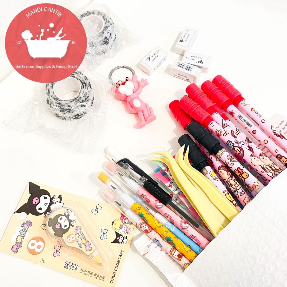 

PAKET ALAT TULIS BUBBLE UKURAN 29.5 CM X 17,5 CM 9aphb