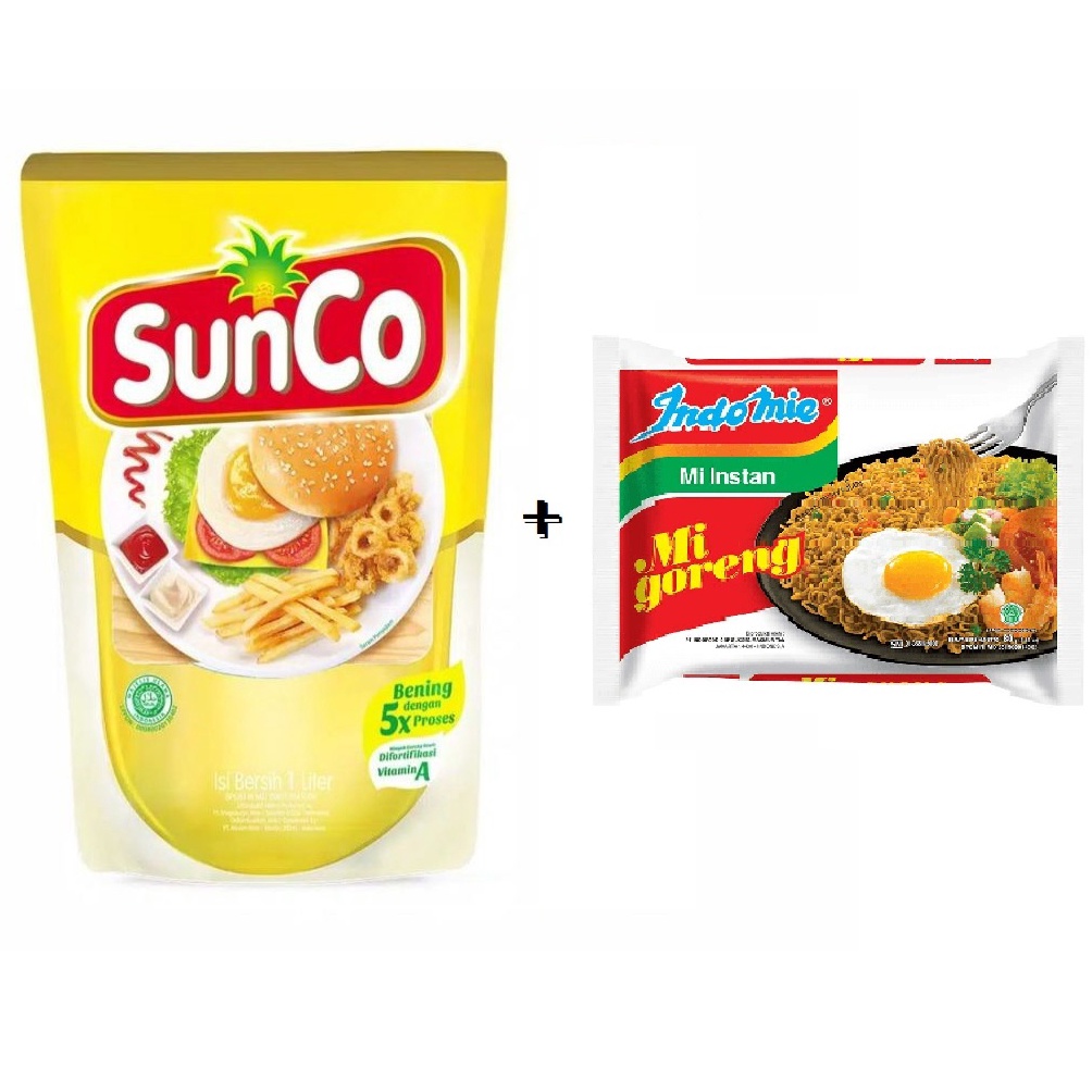 

Nota SunCo 1 liter + indomie goreng 1bungkus Stok Banyak