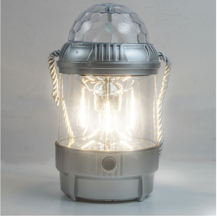 Senter LENTERA Lampu Disco Putar Emergency Lamp LED 2 Mode Multifungsi 20w lampion HW 978W WARM WHIT