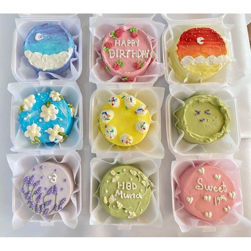 BENTO CAKE | KOREAN CAKE | KUE TART | KUE ULANG TAHUN
