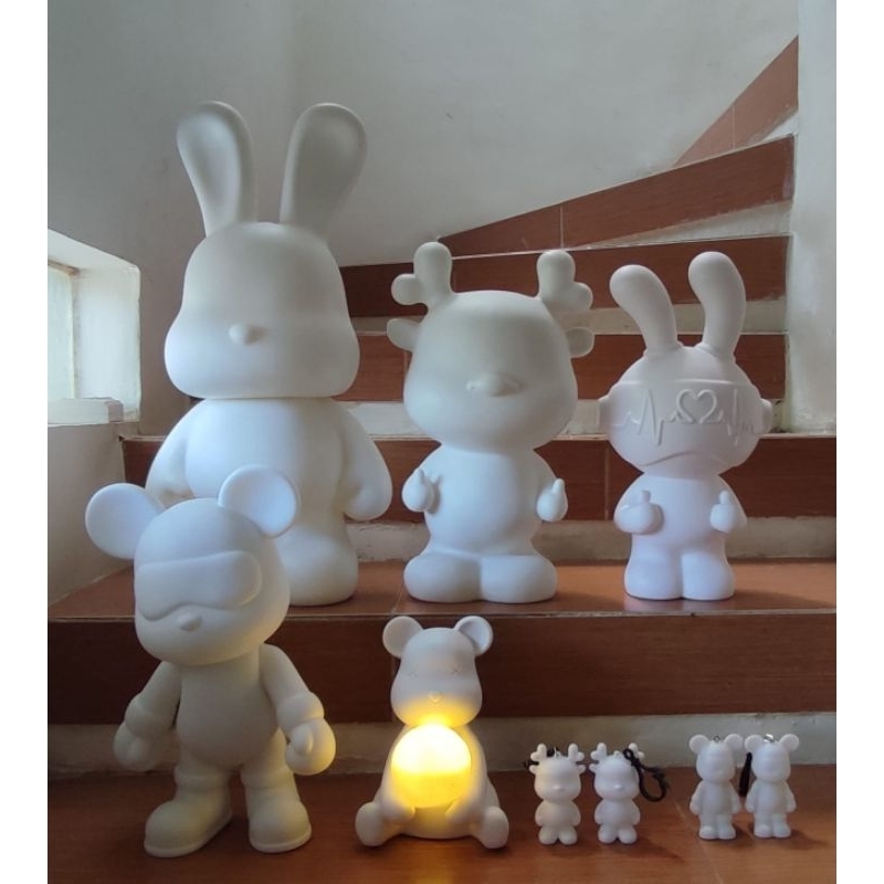  CHRISTMAS EDITION  BEARBRICK PAINTING KIT | DIY BONEKA BERUANG CAT GRADASI