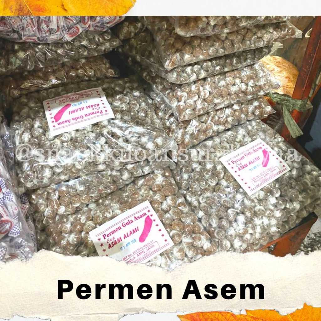

Permen Asem 1 BALL ( 2KG )/ Snack Kiloan Murah/ Mak E Dor