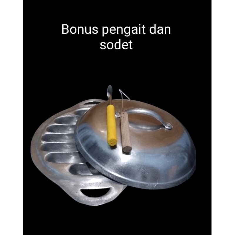 Cetakan Pukis parabola 12 lubang/Cetakan pukis anti lengket