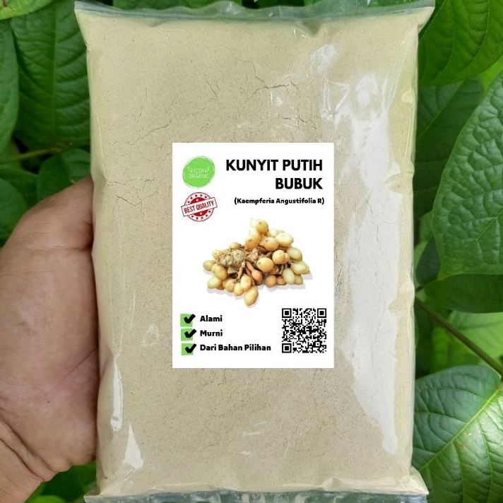 

[☺Y41<] Serbuk Bubuk Kunyit Putih isi 1 kg Temu Gombyok Kunci Pepet SALE now