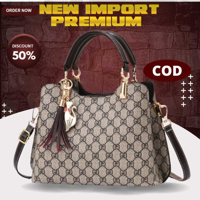 FL210019 Tas ibu ibu kekinian kondangan buat pengajian kerja kantoran wanita mewah kekinian elegan I