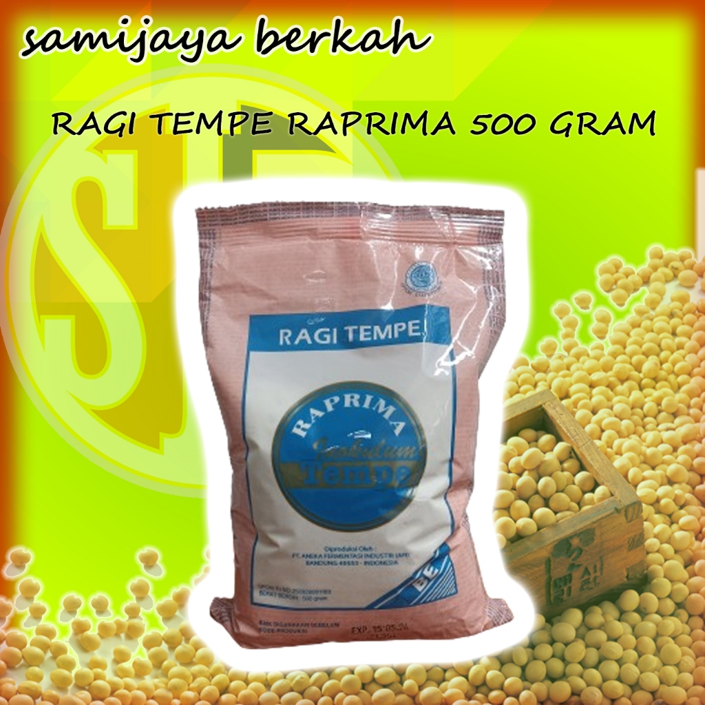 

RAGI TEMPE MERK RAPRIMA KEMASAN 500 GRAM MURAH