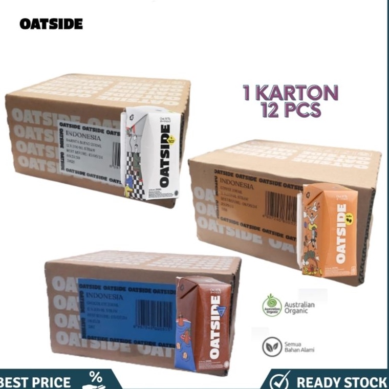 

[☠S34/] OATSIDE milk STRAW Kartonan harga grosir [96]