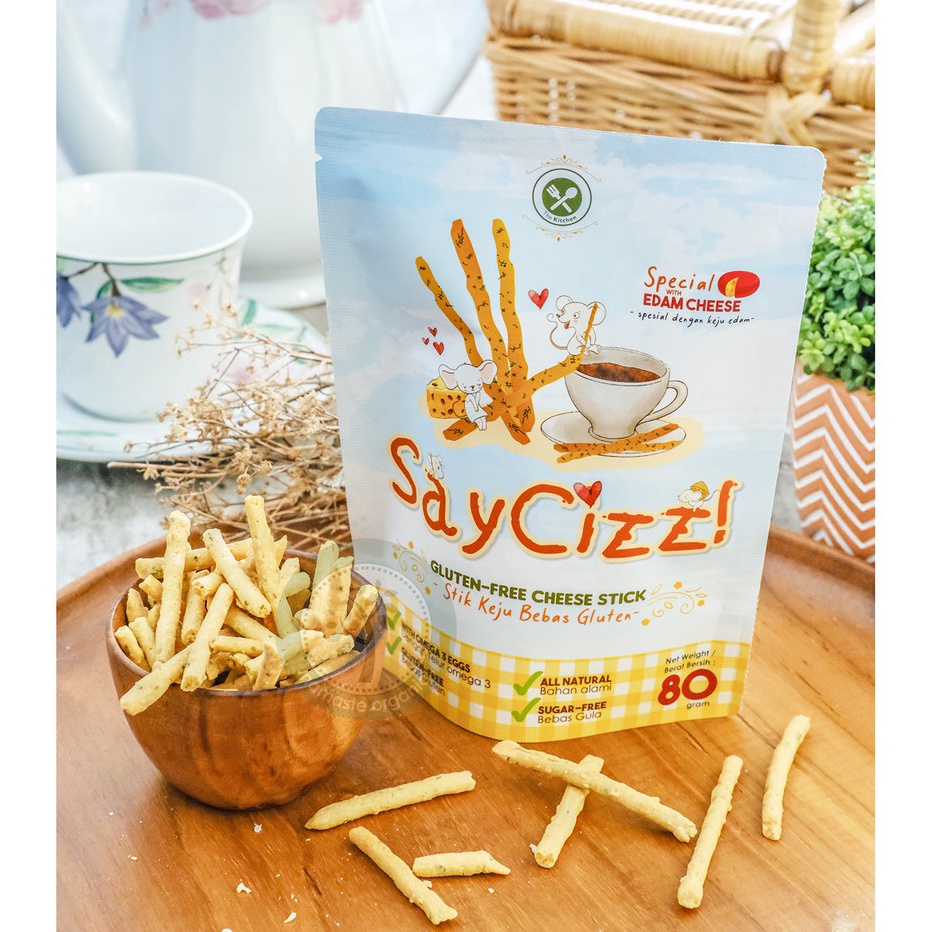 

[KODE HFHjk] SAY CIZZ - GLUTEN FREE CHEESE STICK 80GR