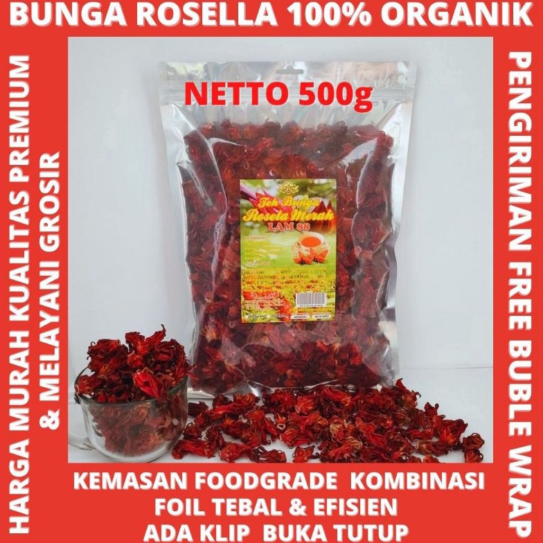 

R3@dy Stok bunga rosela merah tea [20]