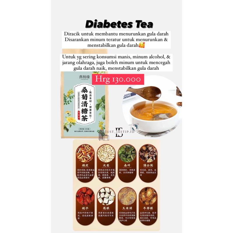 

Diabetes tea (PO PENANG)