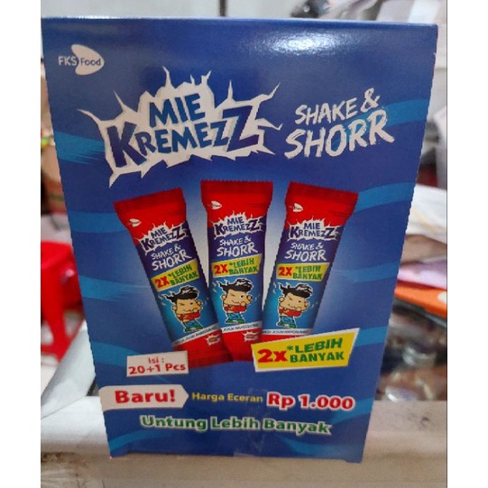 

[KODE ZPJAQ] Mie kremezz shorr shor sor 1 box isi 20 PCS Baru Eceran 1000