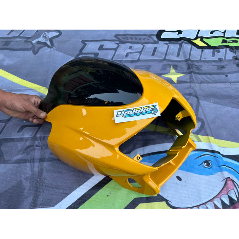 BATOK DEPAN SET VISOR KRODONG DEPAN YAMAHA RXZ MILE RX Z BARU RXZ CATALYZER
