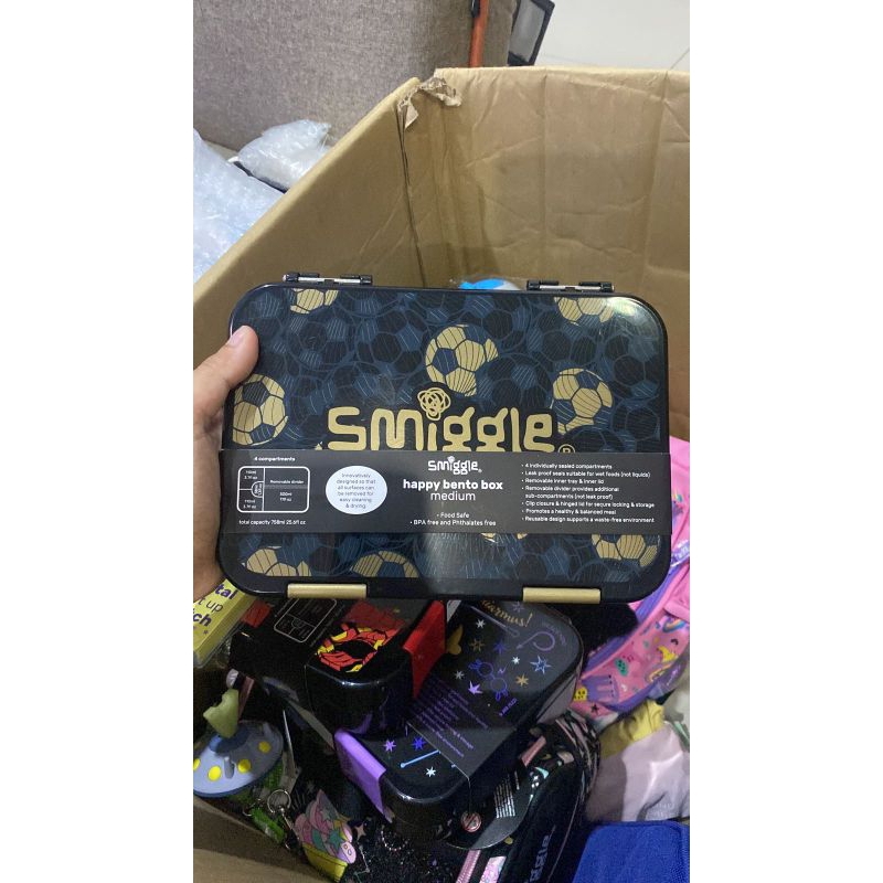Tempat Makan Bento Smiggle/Lunch Box Smiggle/Bento Box Smiggle Medium Original