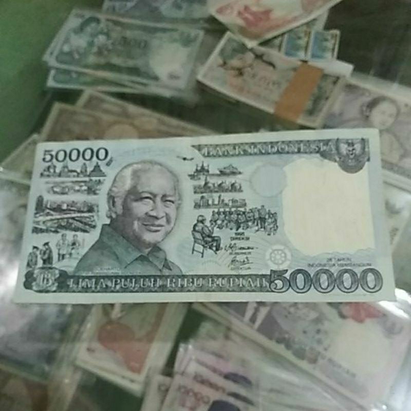 uabg kuno 50000 soeharto 1995 asli