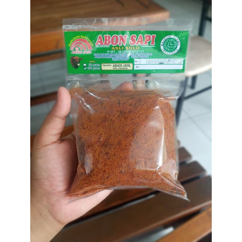 

ABON SAPI SOLO ABADI JAYA 100 gr